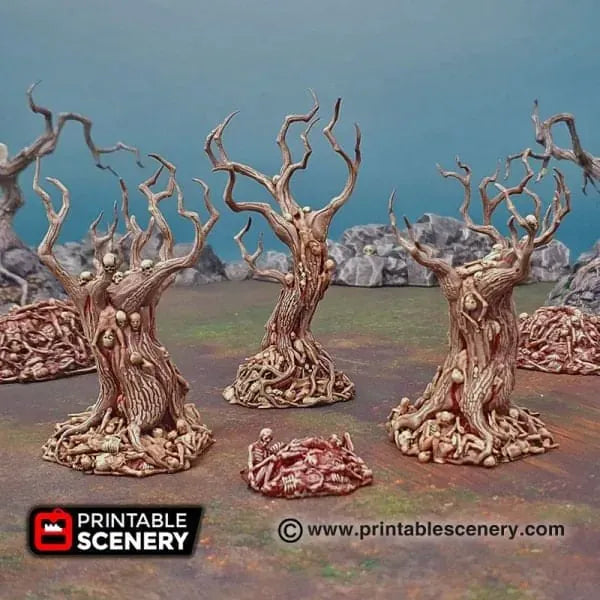 Blood Trees - Scatter Terrain