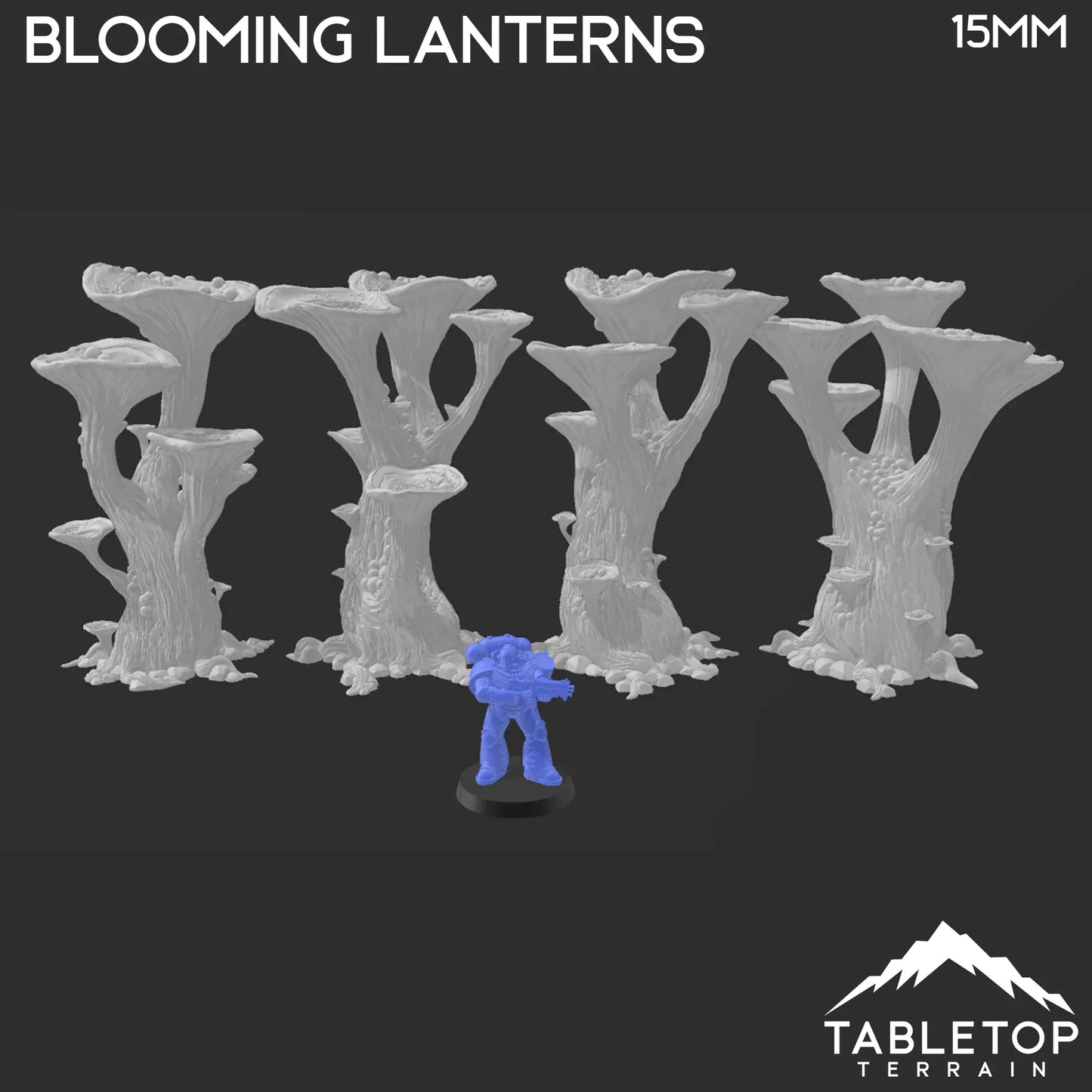 Blooming Lanterns - Fantasy Scatter Terrain / Trees