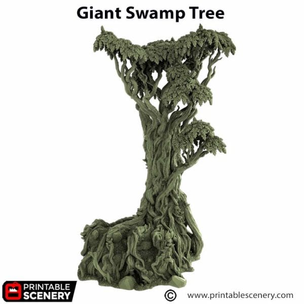 Giant Swamp Tree and Hovel - The Gloaming Swamp