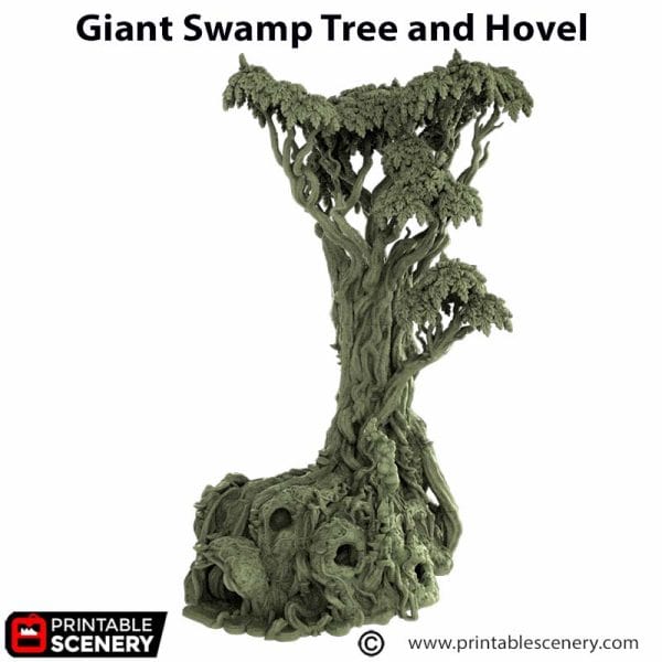 Giant Swamp Tree and Hovel - The Gloaming Swamp
