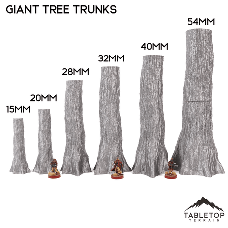 Giant Tree Trunks - Star Wars Legion Terrain