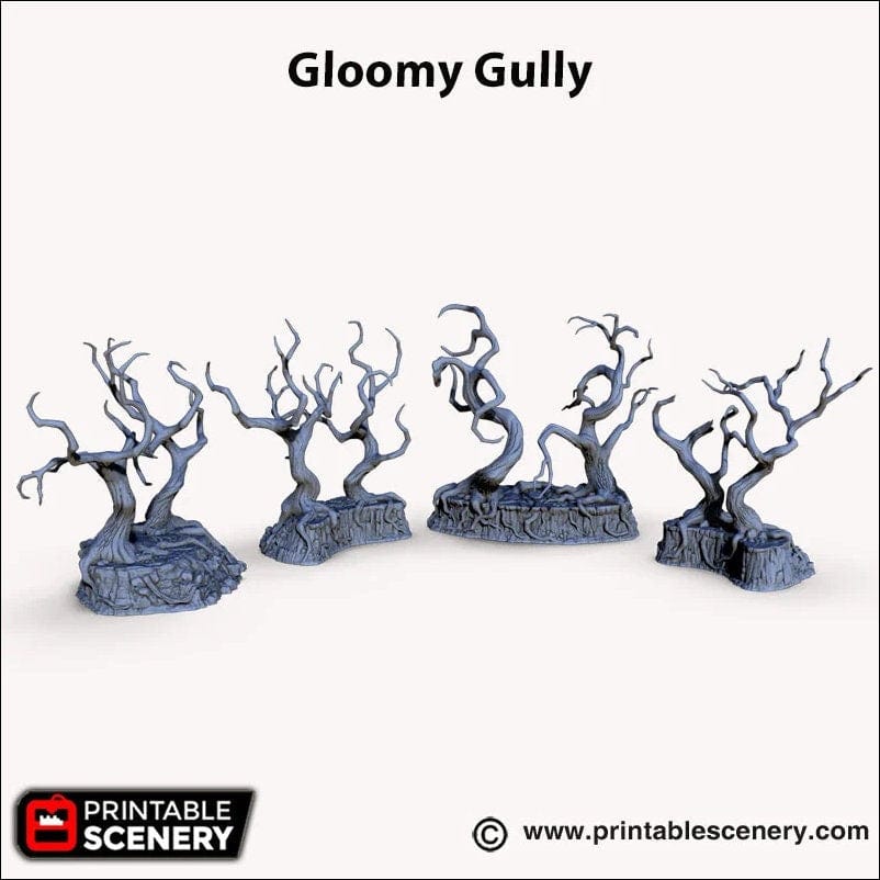 Gloomy Gully - Trees - Fantasy Scatter Terrain