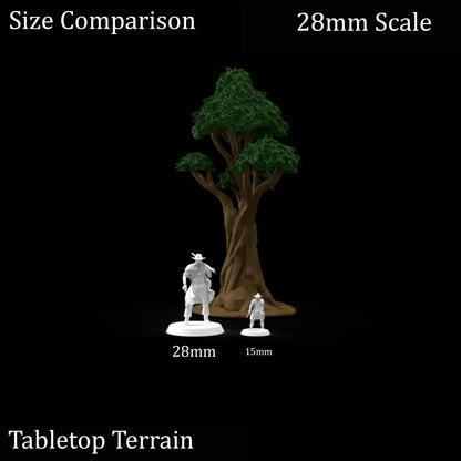 Gnarly Trees with Canopies - Scatter Terrain