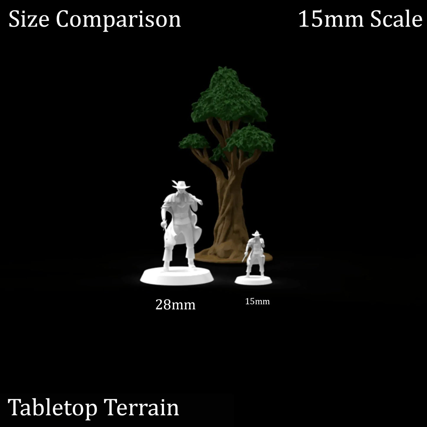 Gnarly Trees with Canopies - Scatter Terrain
