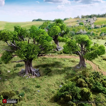 Oak Trees - Country & King - Fantasy Historical Trees