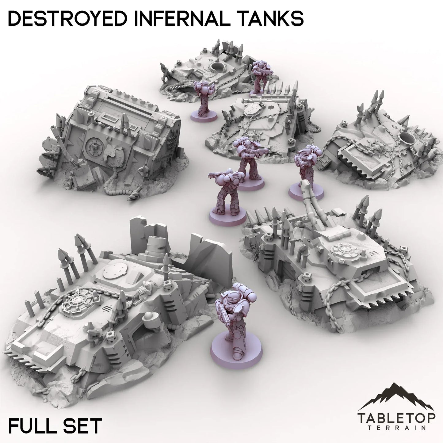 Destroyed Infernal Tanks