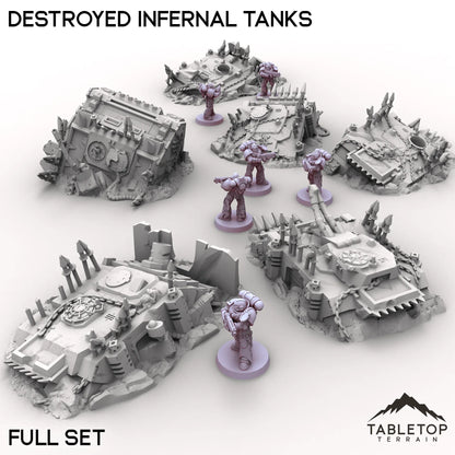 Destroyed Infernal Tanks