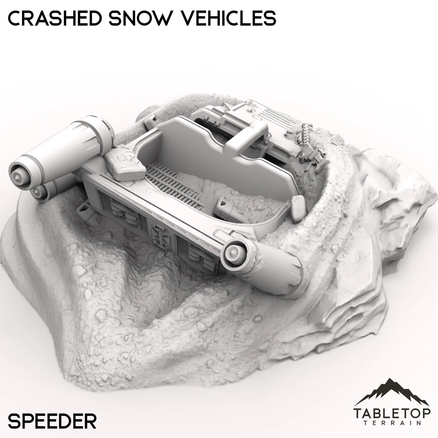 Crashed Snow Vehicles