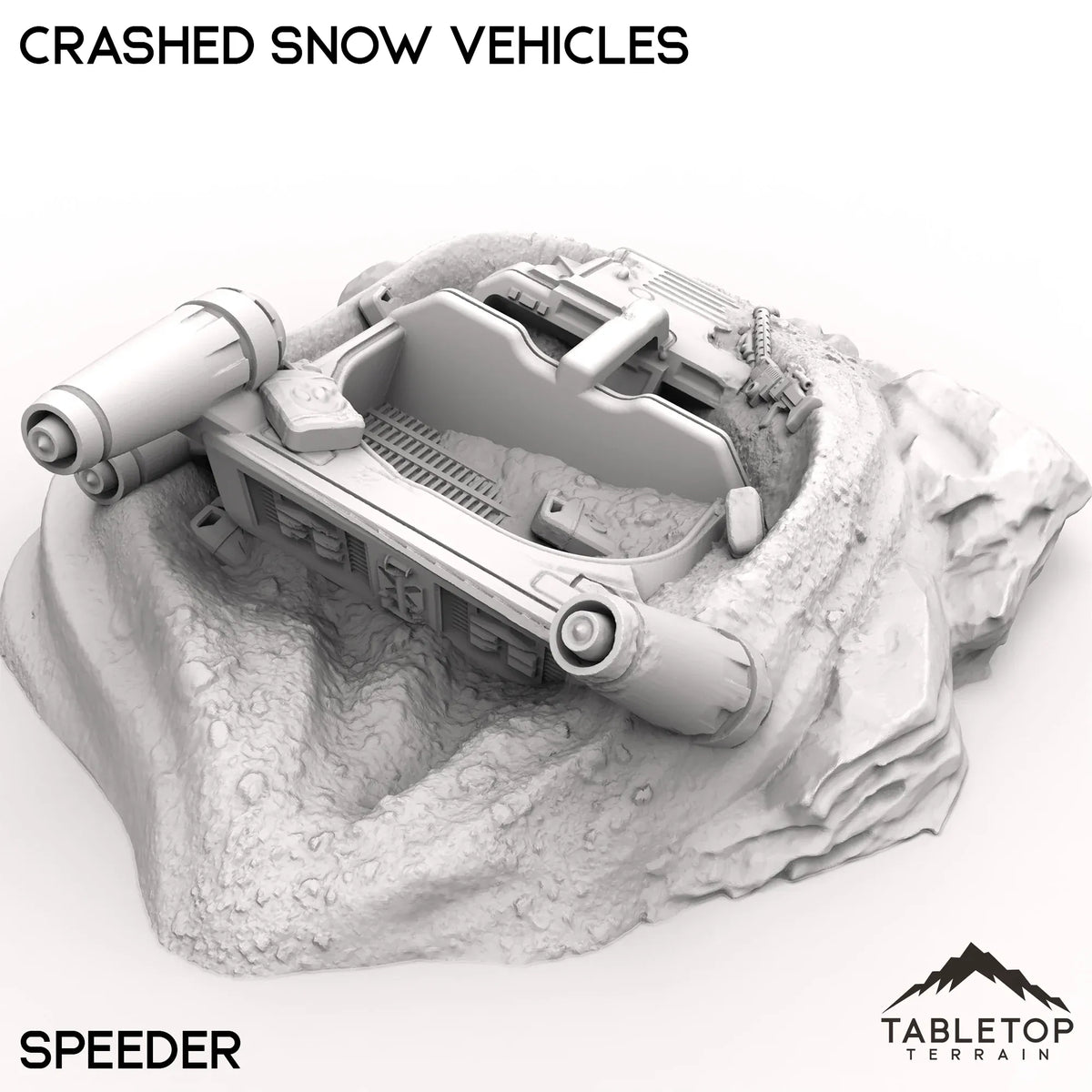 Crashed Snow Vehicles