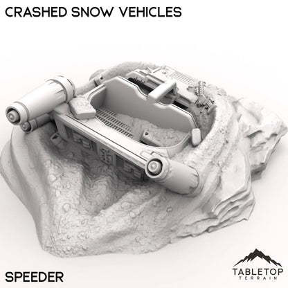 Crashed Snow Vehicles