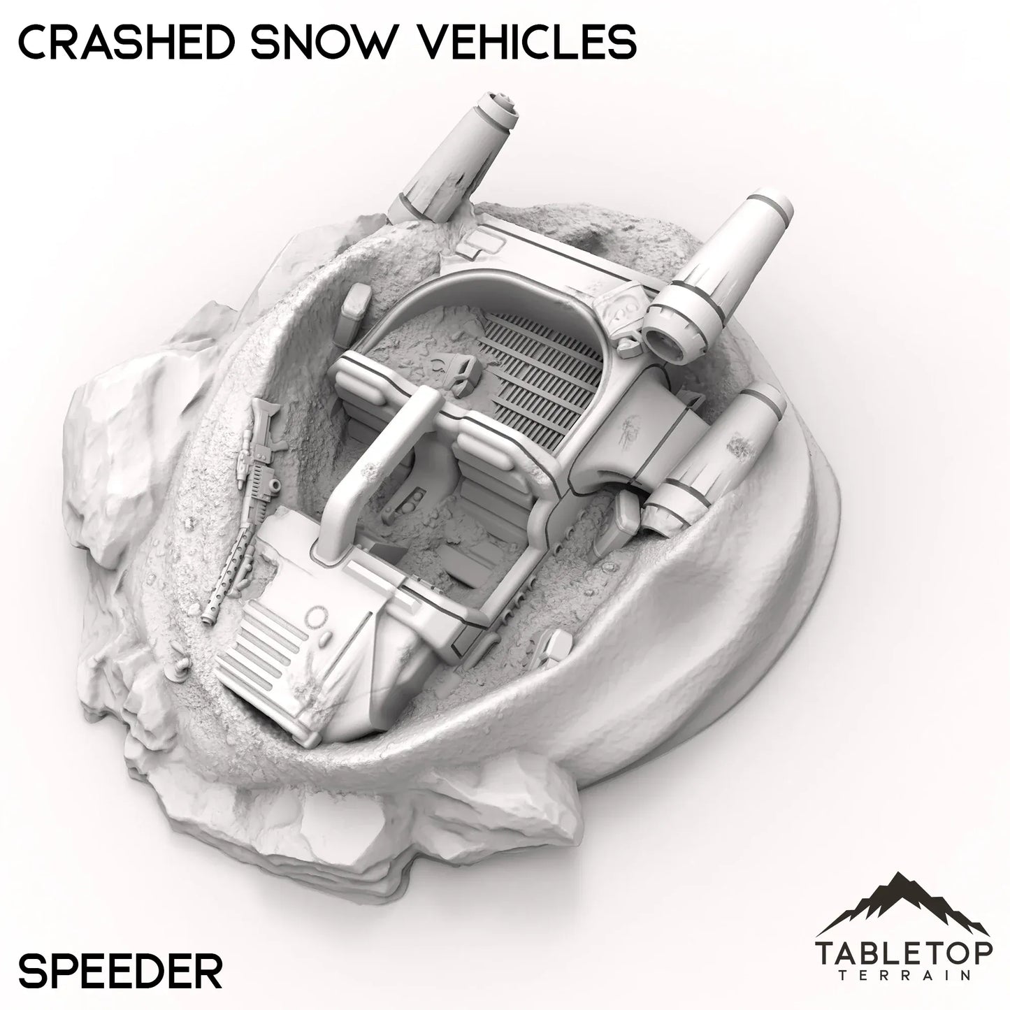 Crashed Snow Vehicles