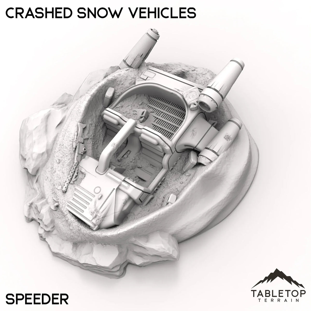 Crashed Snow Vehicles
