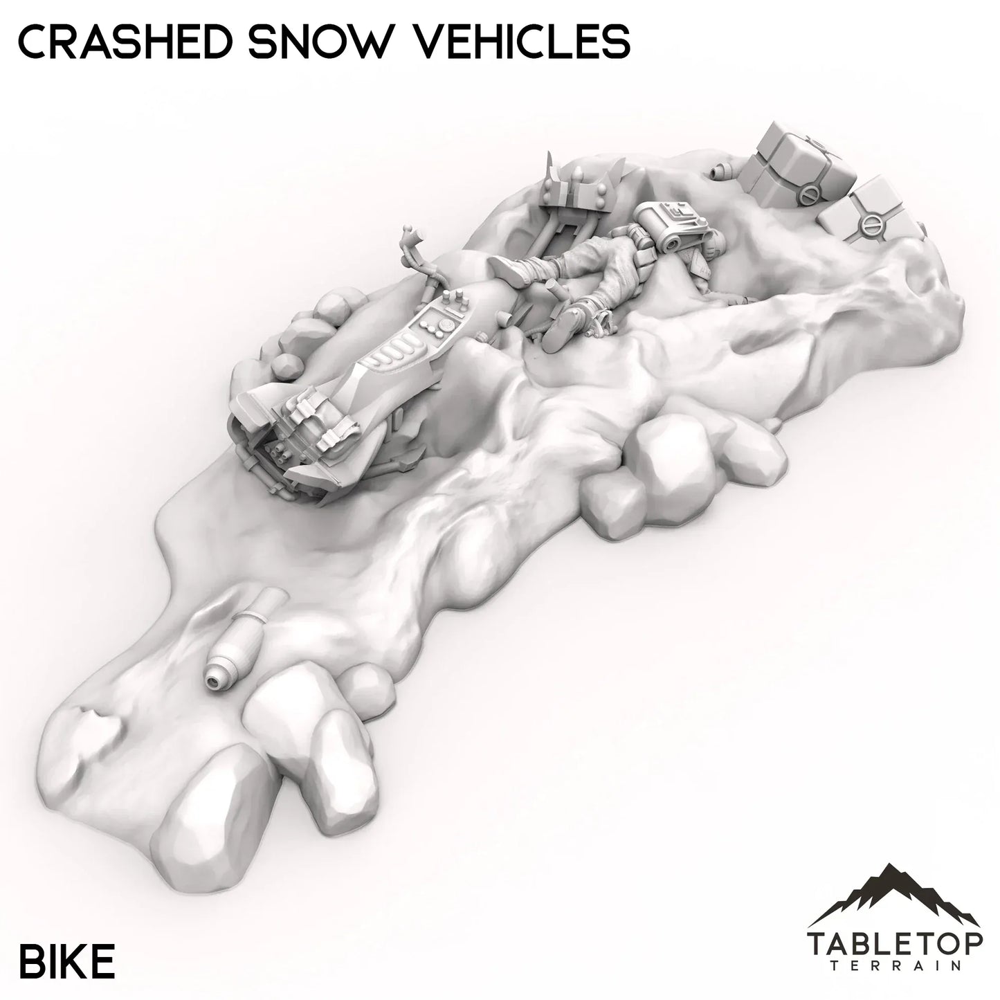 Crashed Snow Vehicles