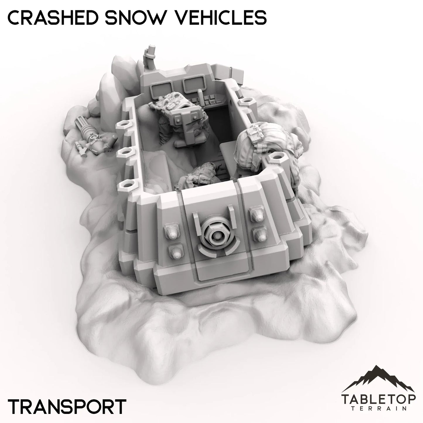 Crashed Snow Vehicles