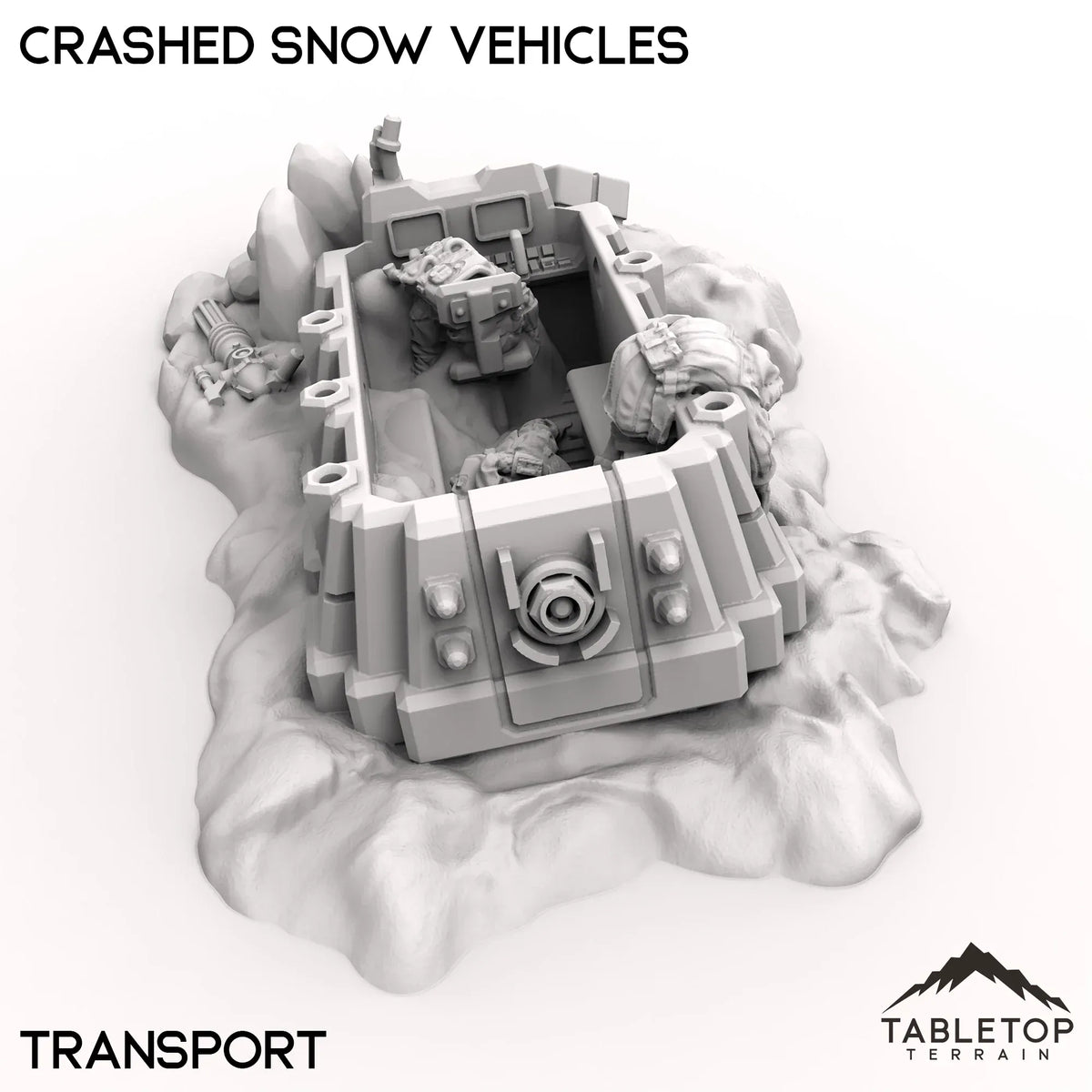 Crashed Snow Vehicles