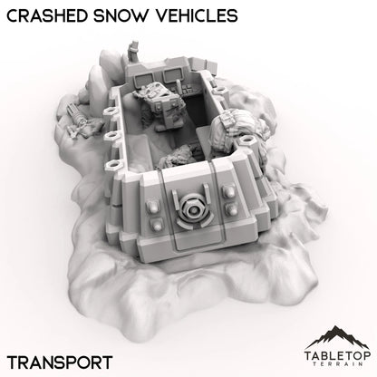 Crashed Snow Vehicles