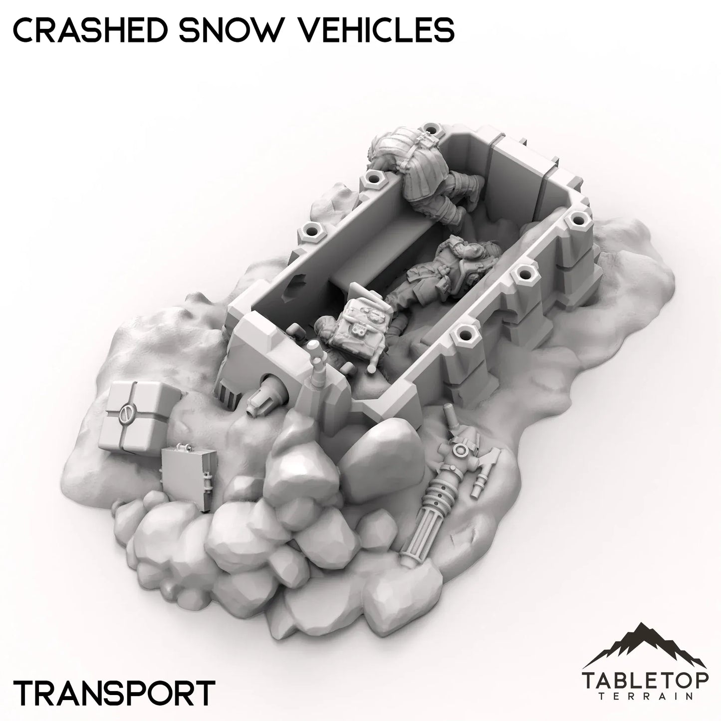 Crashed Snow Vehicles
