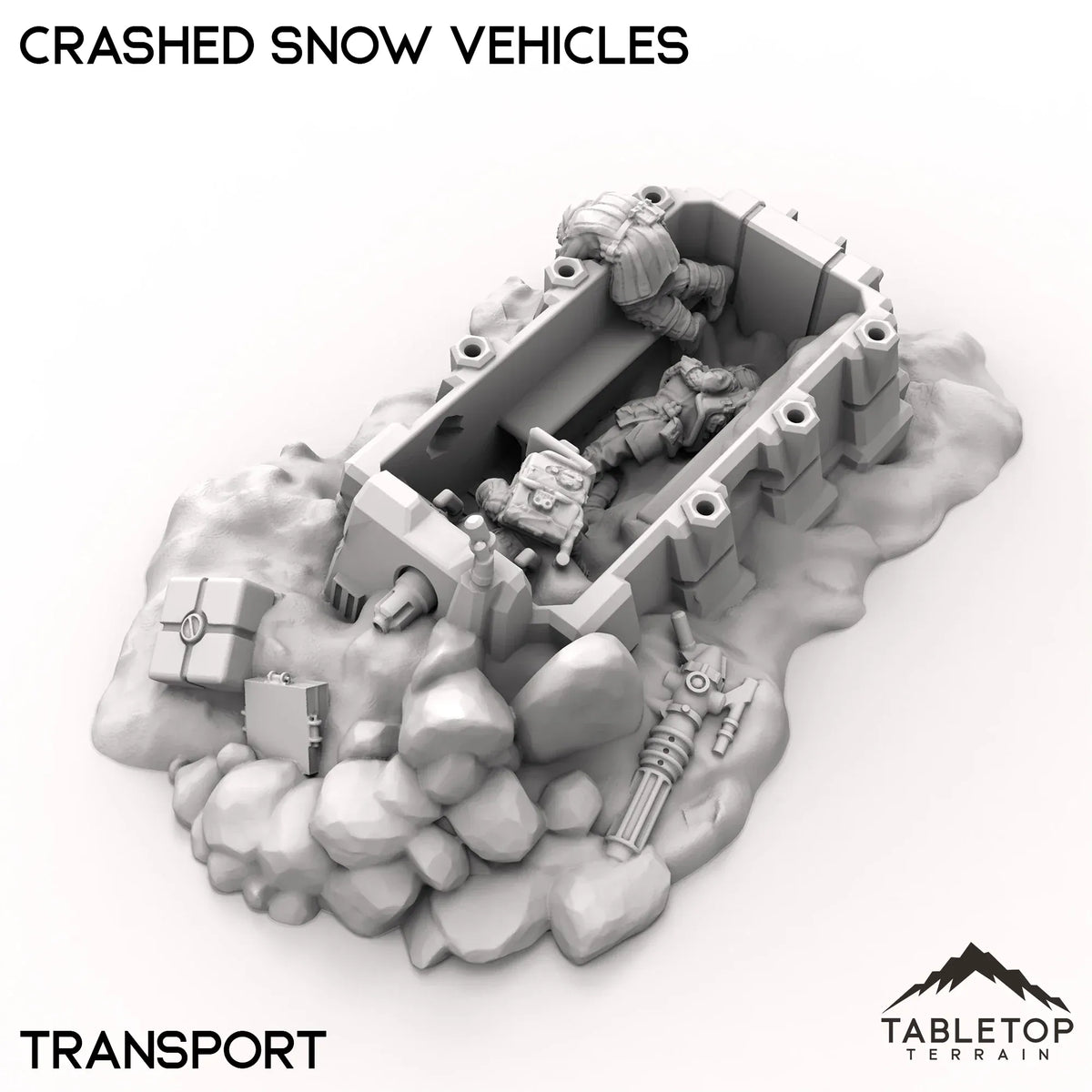 Crashed Snow Vehicles