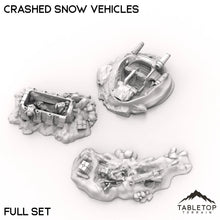 Crashed Snow Vehicles