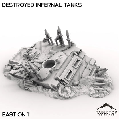Destroyed Infernal Tanks