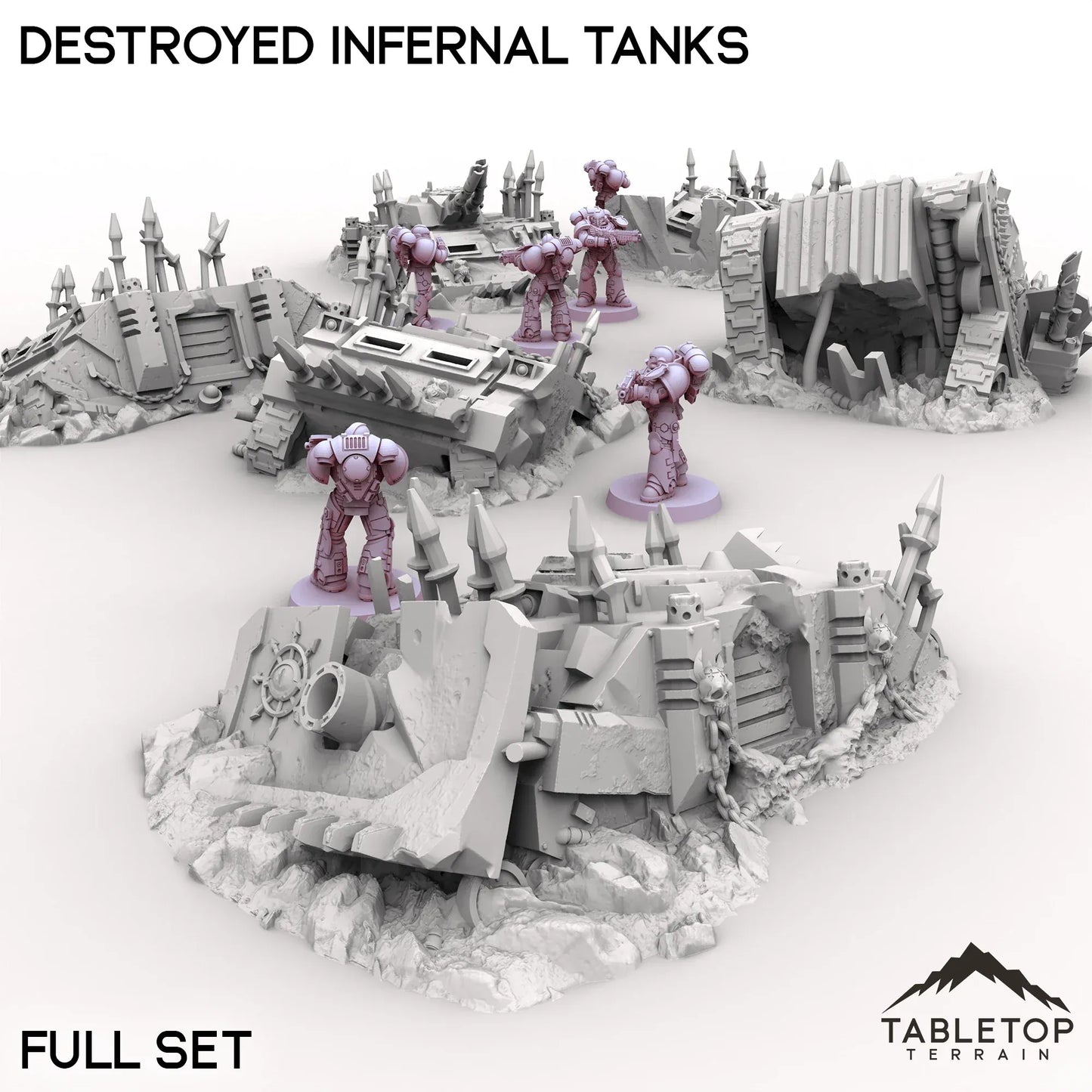 Destroyed Infernal Tanks