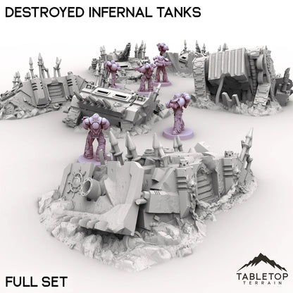 Destroyed Infernal Tanks