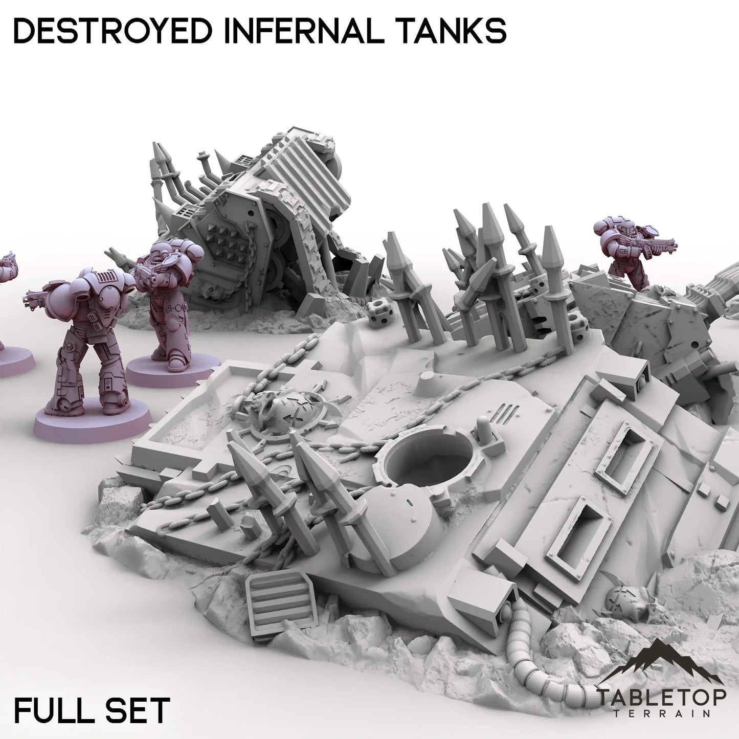 Destroyed Infernal Tanks