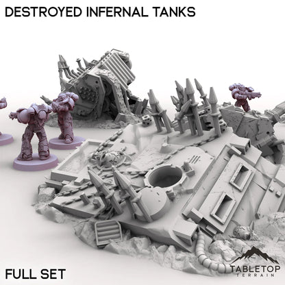 Destroyed Infernal Tanks