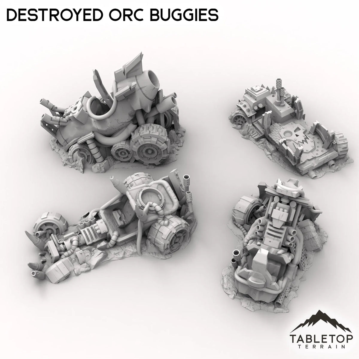 Destroyed Orc Buggies