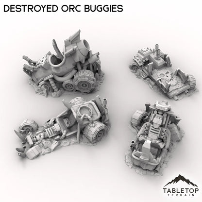 Destroyed Orc Buggies