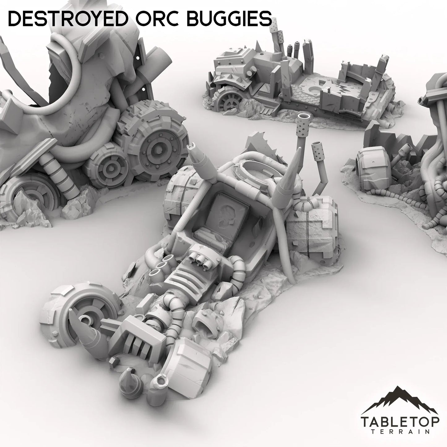 Destroyed Orc Buggies