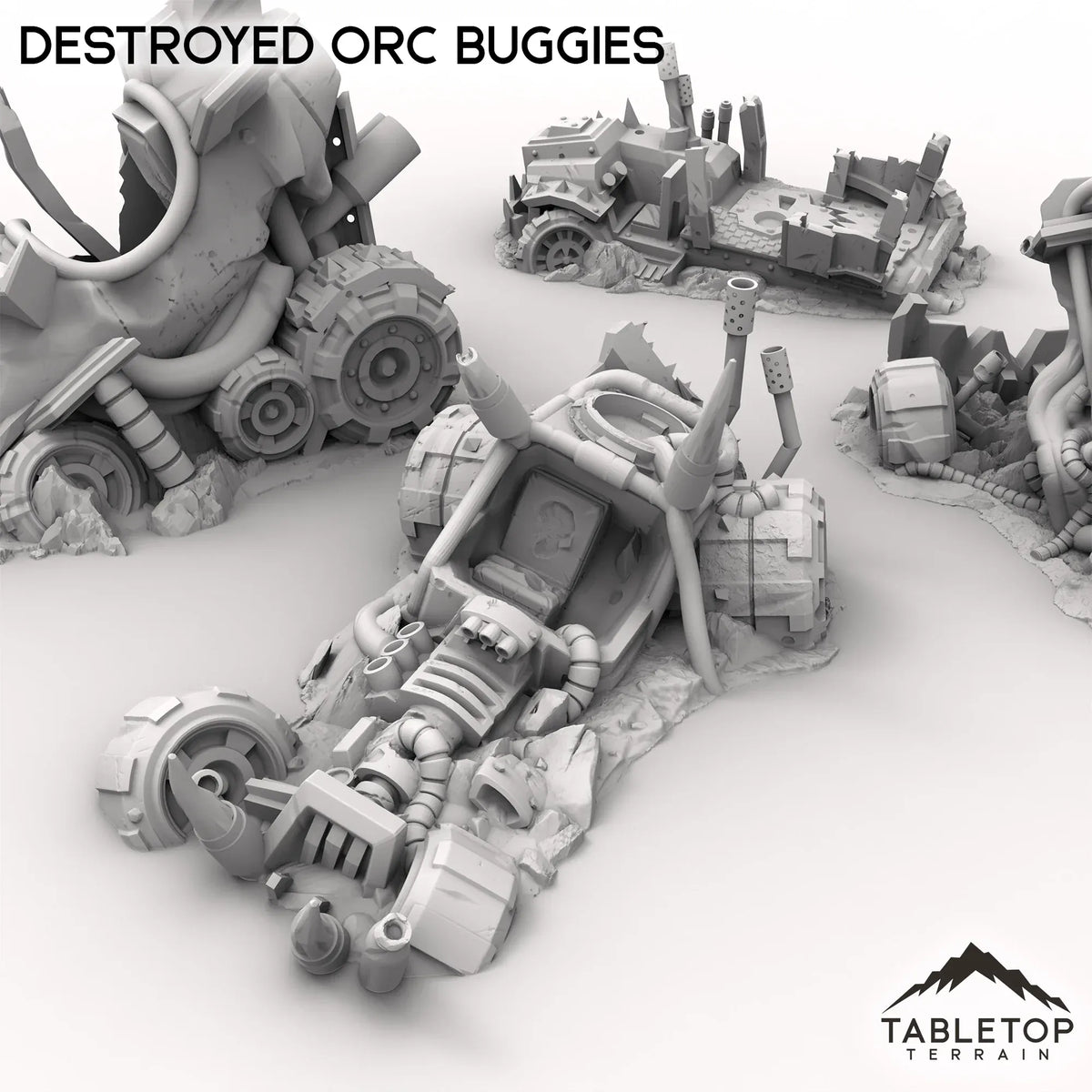 Destroyed Orc Buggies