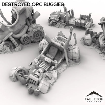 Destroyed Orc Buggies