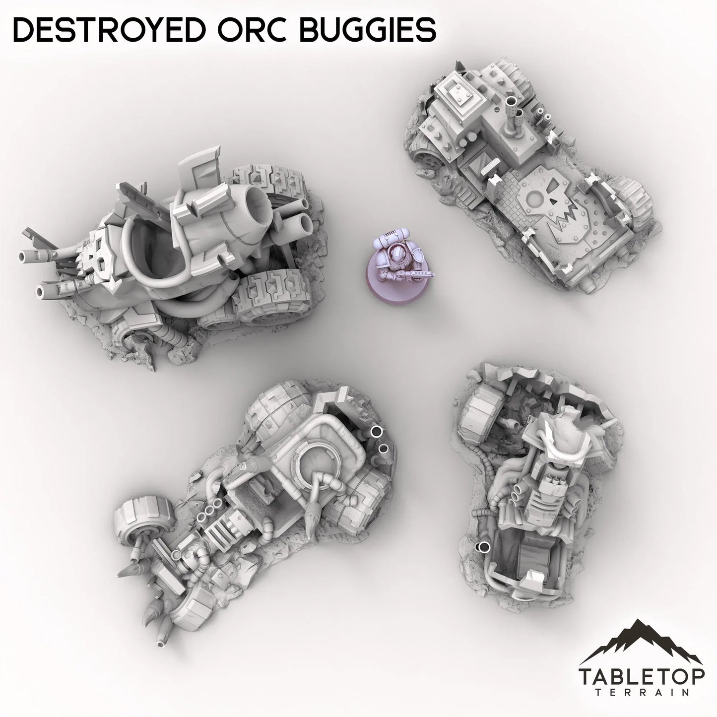 Destroyed Orc Buggies