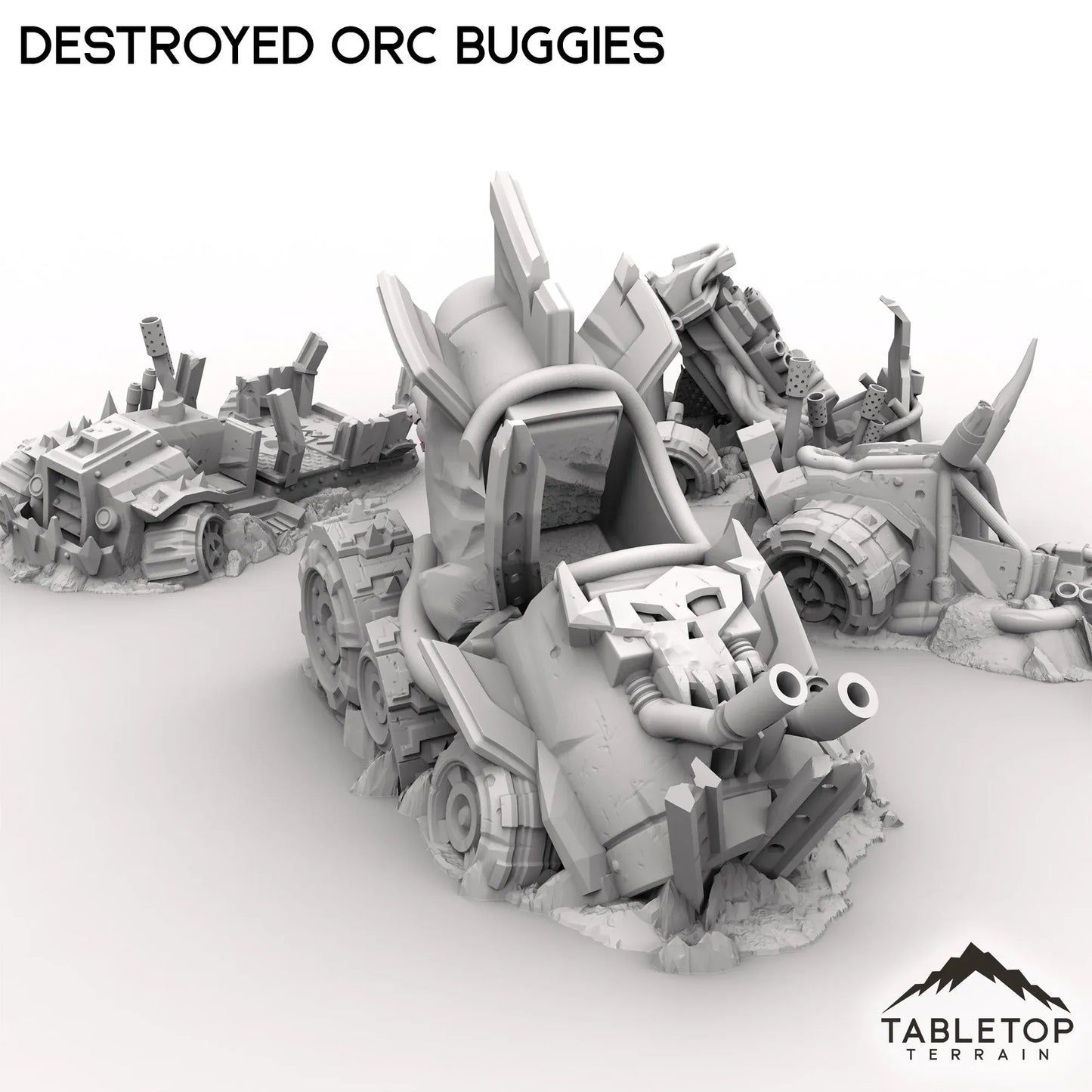 Destroyed Orc Buggies