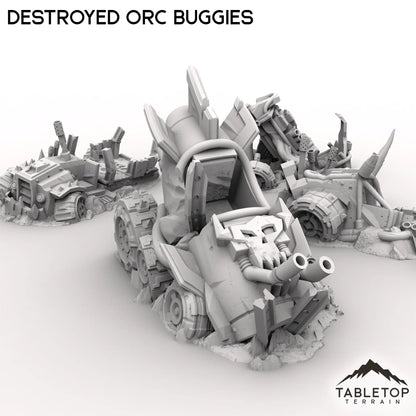 Destroyed Orc Buggies