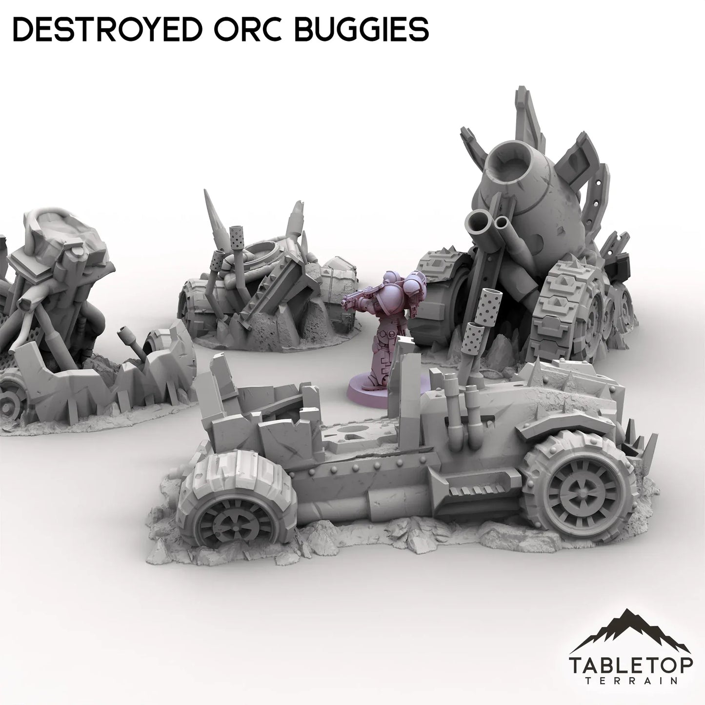 Destroyed Orc Buggies