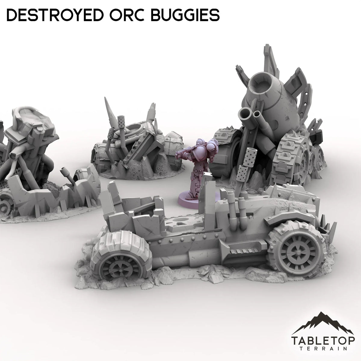 Destroyed Orc Buggies