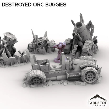 Destroyed Orc Buggies