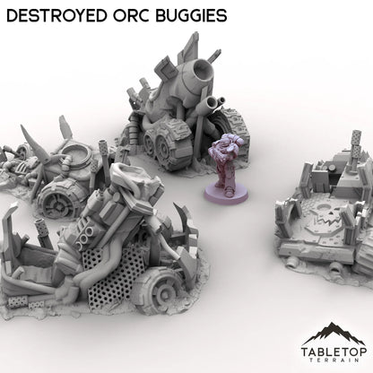 Destroyed Orc Buggies