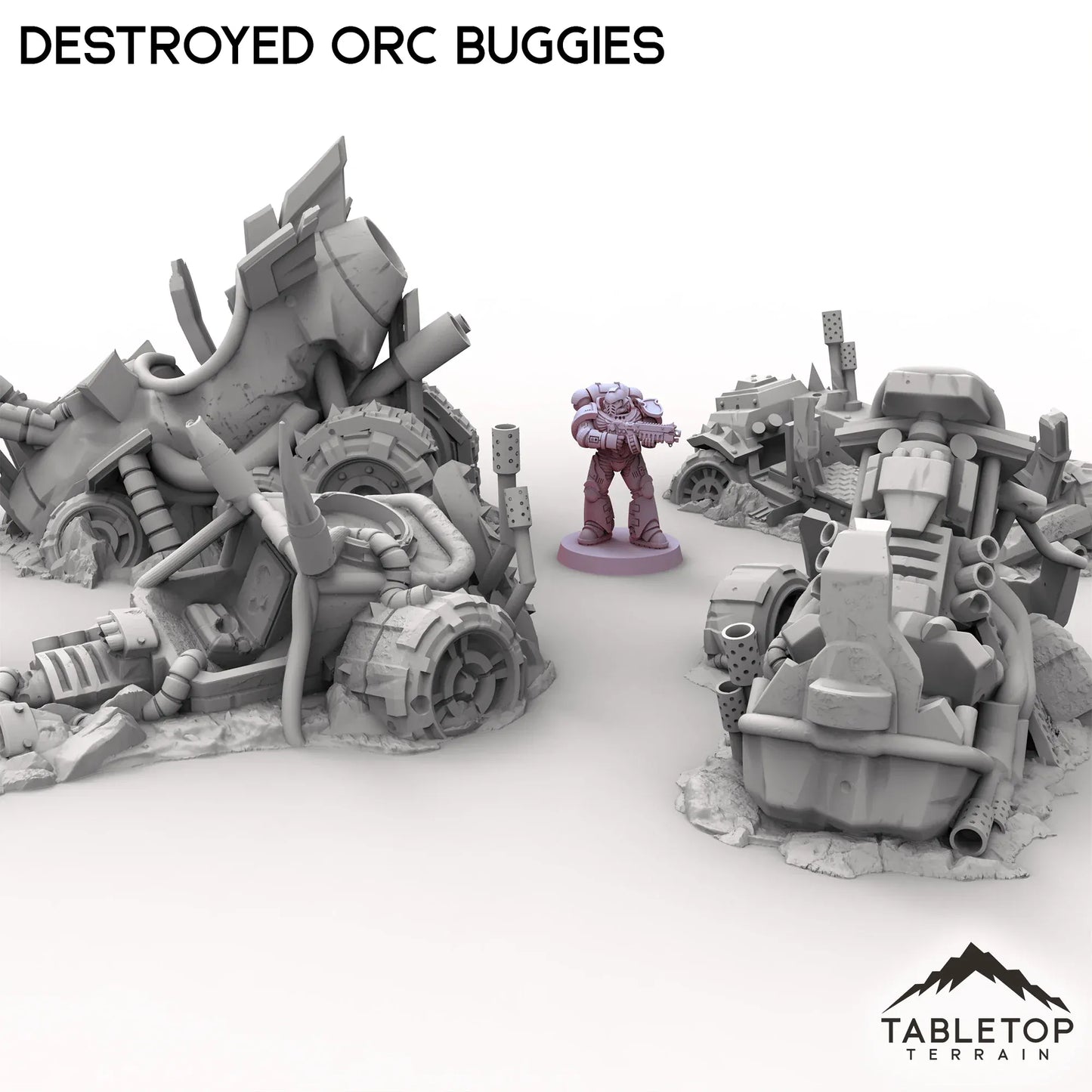 Destroyed Orc Buggies
