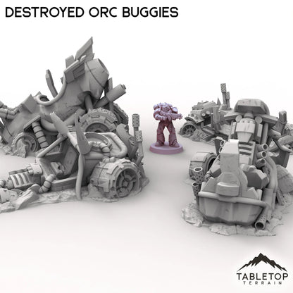 Destroyed Orc Buggies