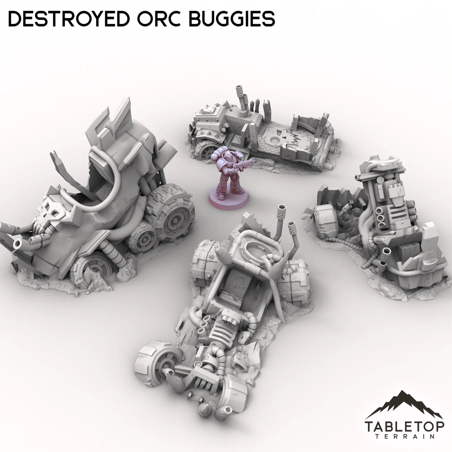 Destroyed Orc Buggies