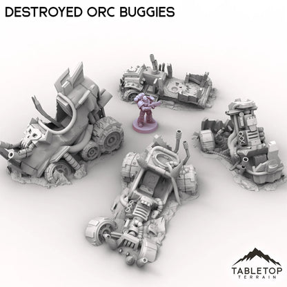 Destroyed Orc Buggies