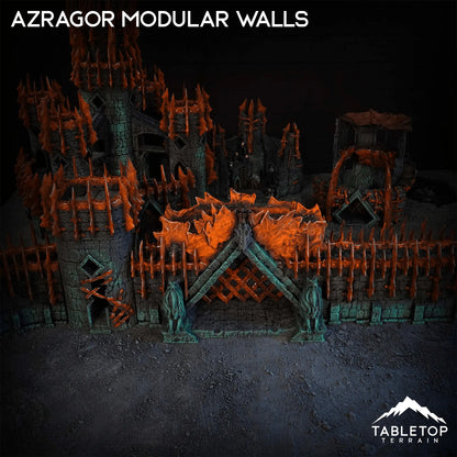 Azragor Modular Walls + Gate - Kingdom of Azragor