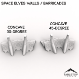 Space Elves Walls / Barricades