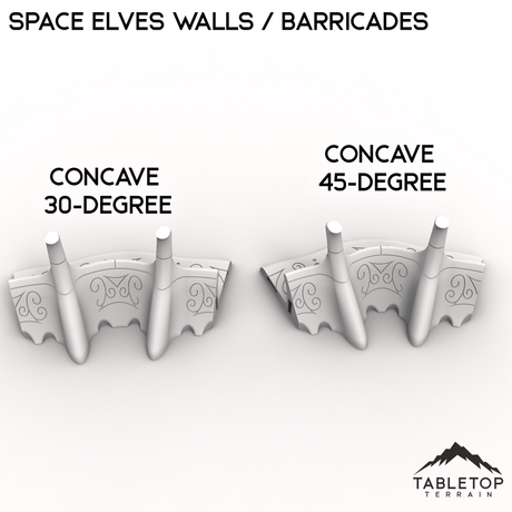 Space Elves Walls / Barricades