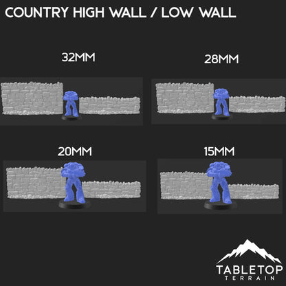 Country High Walls / Low Walls - Country & King - Fantasy Historical Walls