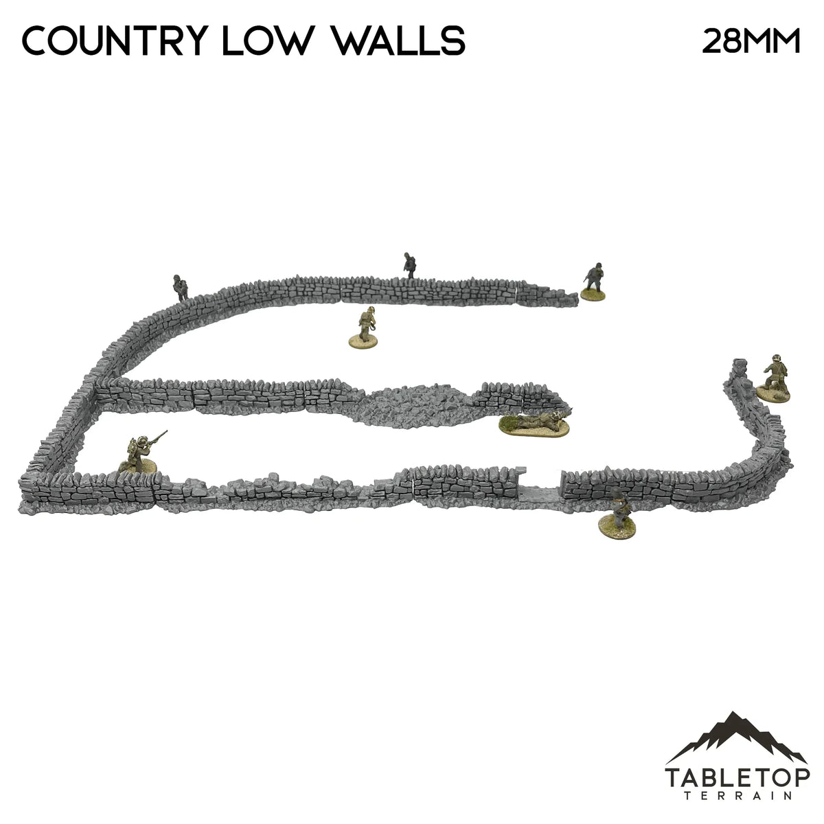 Country High Walls / Low Walls - Country & King - Fantasy Historical Walls