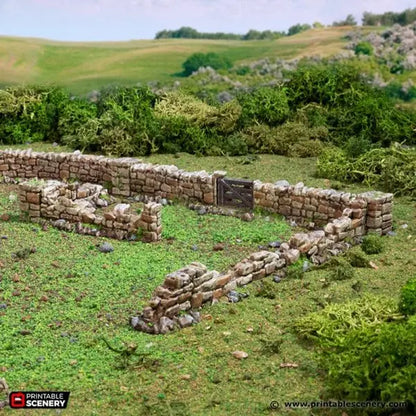 Country High Walls / Low Walls - Country & King - Fantasy Historical Walls